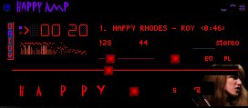 Screenshot of Happy1 Winamp Skin