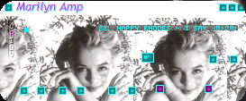 Screenshot of Marilyn1 Winamp Skin