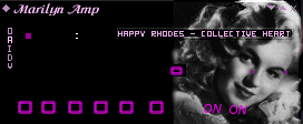 Screenshot of Marilyn3 Winamp Skin