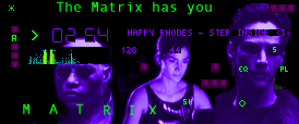 Screenshot of The Matrix 2 Winamp Skin