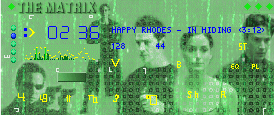 Screenshot of The Matrix 3 Winamp Skin
