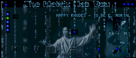 Screenshot of The Matrix 4 Winamp Skin