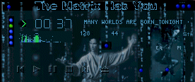 Screenshot of The Matrix 4 Winamp Skin