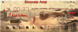 Screenshot of  Siouxsie1 Winamp Skin